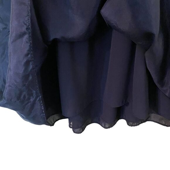 Alfani 100% Silk Black Baby Doll Tank Top Size 4 - Picture 7 of 7